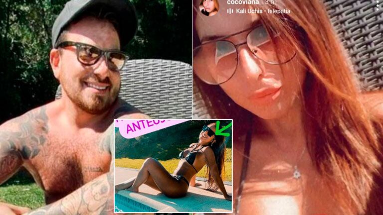 Las fotos en la famosa pileta hirviendo que comprobarían el nuevo romance de Federico Bal