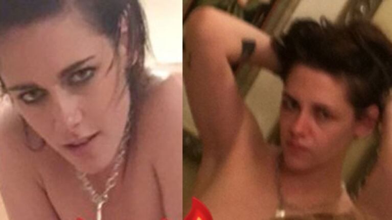 Las fotos hot de Kristen Stewart y su novia Stella Maxwell. (Foto: Twitter)