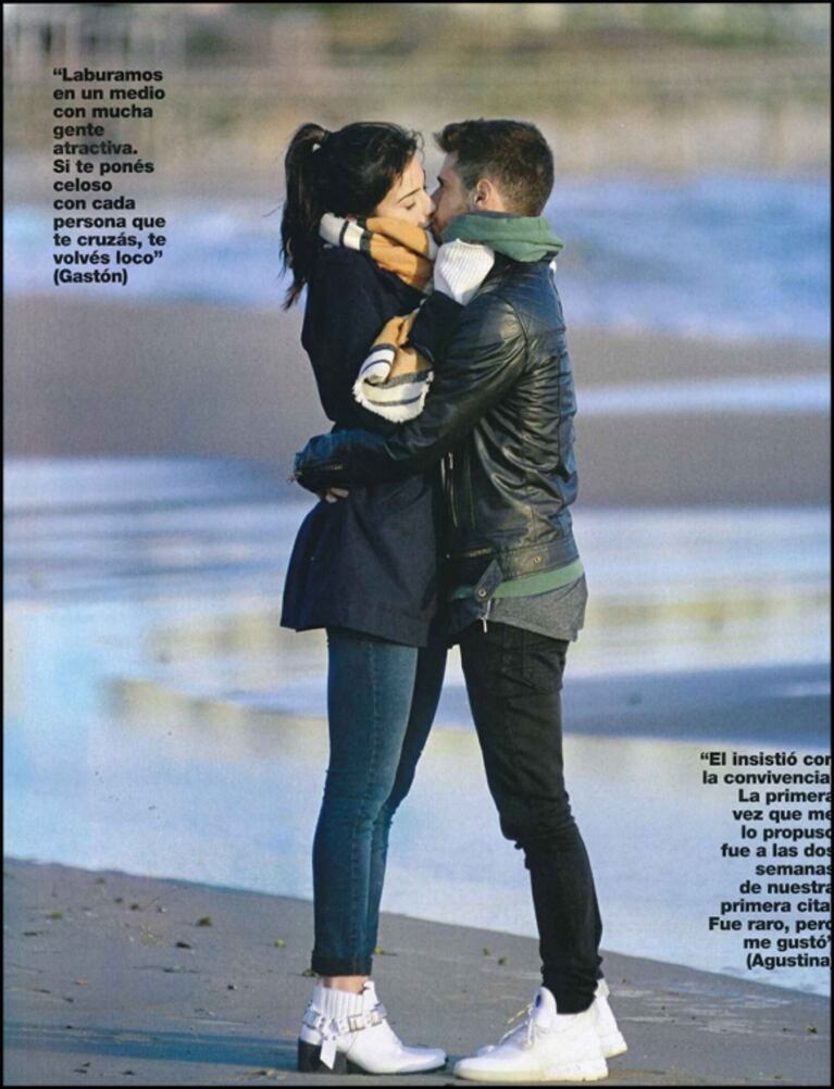 Las fotos la escapada romántica de Gastón Soffritti y Agustina Agazzani a Punta del Este