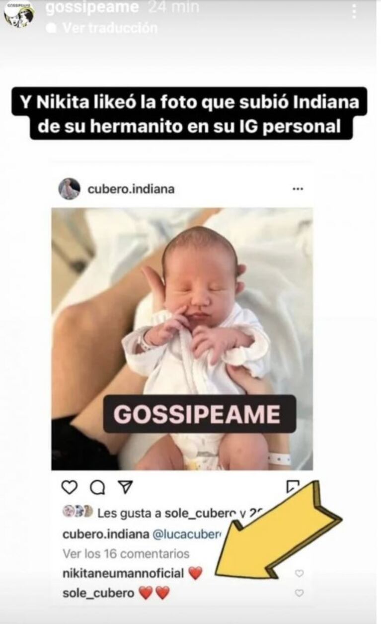 Las fotos más dulces de Indiana Cubero, la hija de Fabián y Nicole Neumann, junto a Luca: "Amor de hermanos"