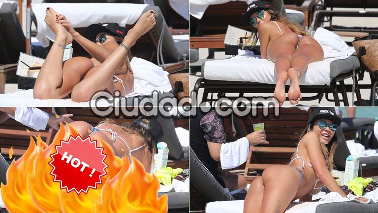 Las fotos más hot de Karina Jelinek: tomando sol en las playas de Miami