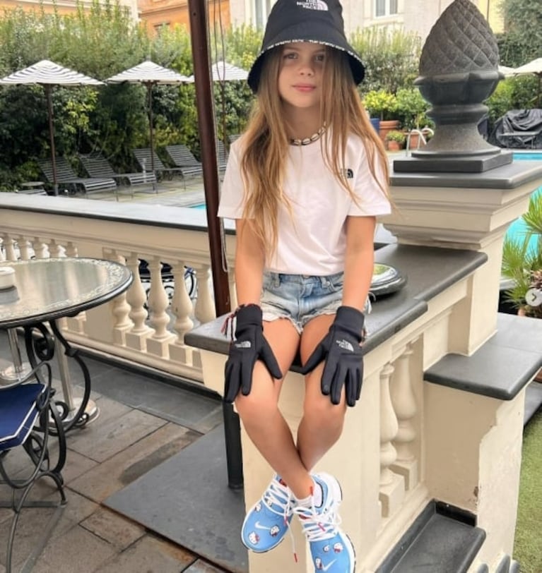 Las fotos más lindas de Wanda Nara paseando con sus cinco hijos