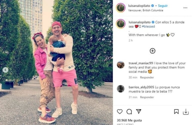 Las fotos más tiernas de Luisana Lopilato con Michael Bublé y sus hijos: "Con ellos 5 a donde sea"