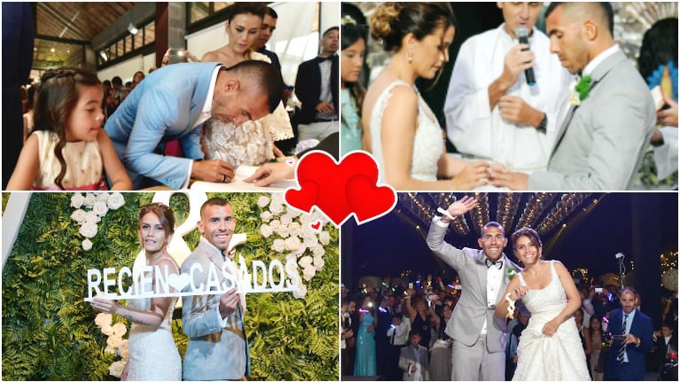 Las fotos oficiales del casamiento de Carlitos Tevez y Vanesa Mansilla (Fotos: Flia. Tevez/Estudio Omar Díaz)