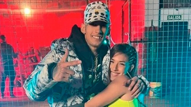 Las fotos que Luli Romero, la mujer que fue filmada con L-Gante saliendo de un hotel, publicó con el músico antes del escándalo.