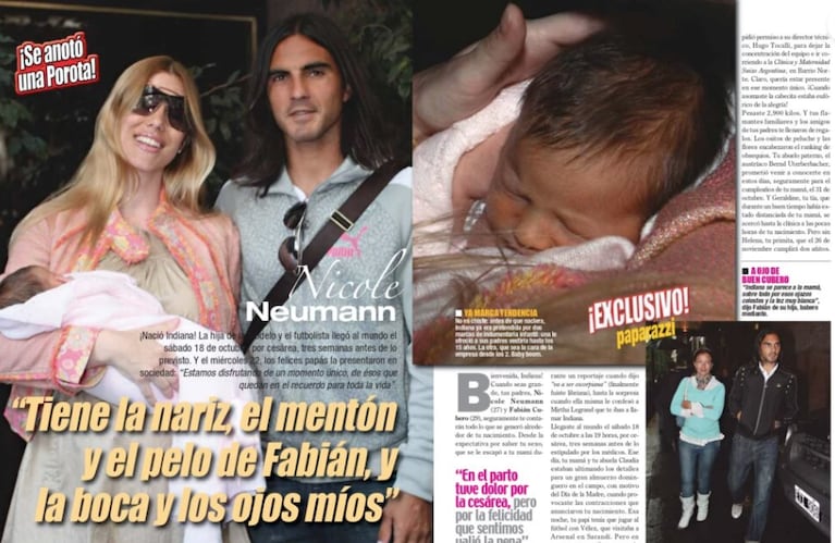 Las fotos retro de Nicole Neumann y su hija Indiana a días de su cumpleaños de 15