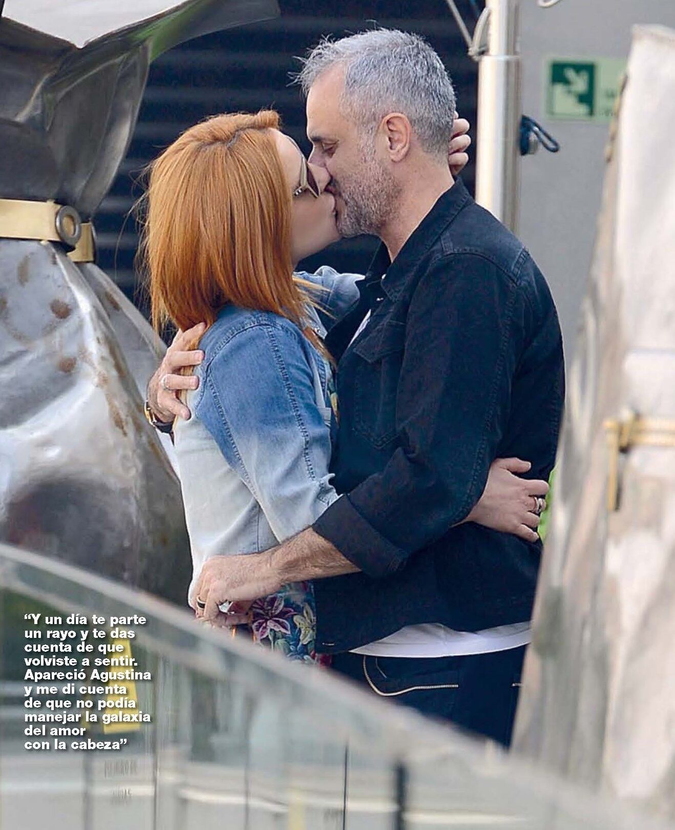 Las fotos románticas de Jorge Rial y Agustina Kämpfer en Chile (Foto: revista Gente)
