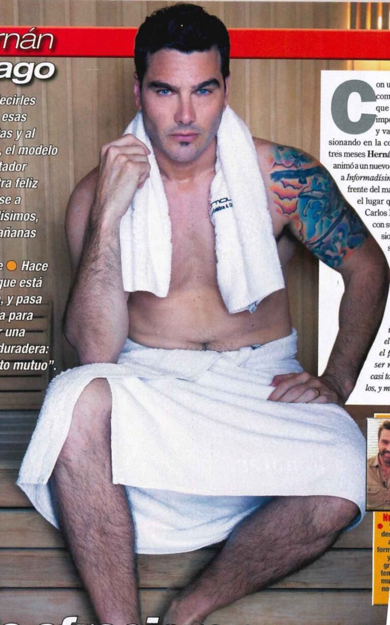 Las fotos sexies de Hernán Drago y el llamativo motivo por el que rechaza actuar: "Podría traerme problemas en casa besar a otras actrices"