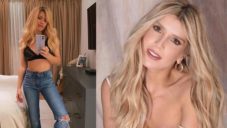 Las fotos sexies de Laurita Fernández en ropa interior desde su habitación.
