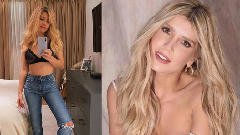 Las fotos sexies de Laurita Fernández en ropa interior desde su habitación.