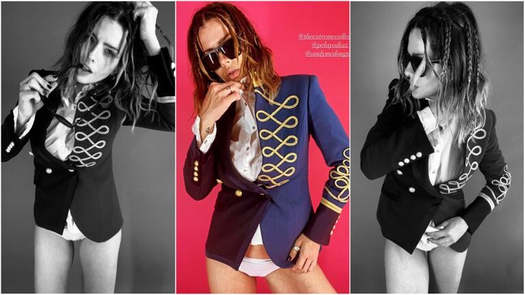 Las fotos sexies en ropa interior de la nueva producción de la China Suárez (Fotos: Instagram e Instagram Stories)