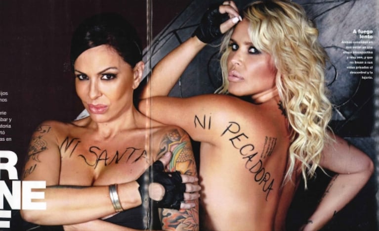 Las fotos súper sexies de Nazarena Vélez y Daniela Cardone, que protagonizarán un amor lésbico en una ficción