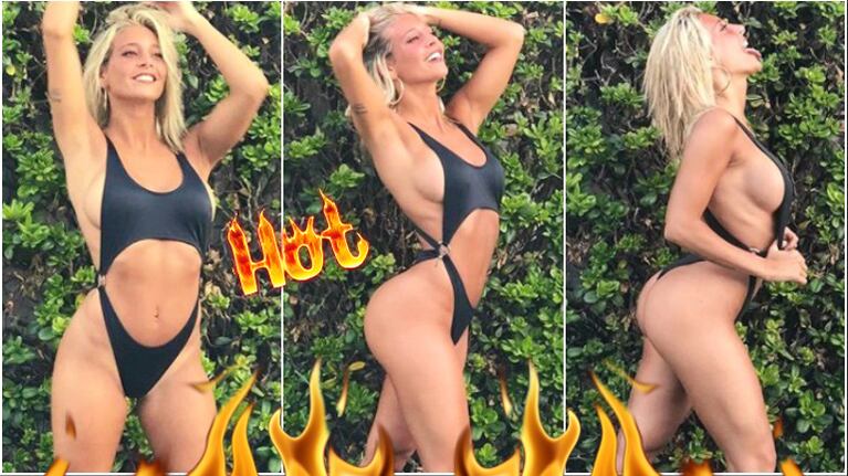 Las fotos ultra sexies de Sol Pérez al aire libre: súper curvas y sugerente gesto