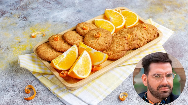Las galletitas de limón preferidas de Damián Betular se hacen en pocos pasos. Foto: Freepik y Damián Betular.