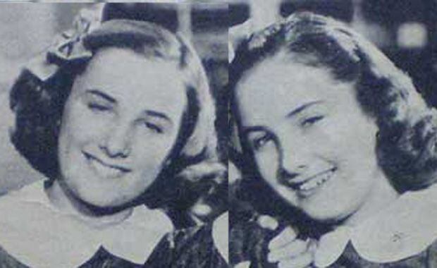 Las gemelas a lo largo del tiempo