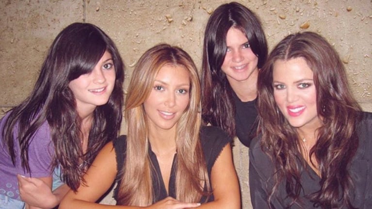Las hermanas Kardashian-Jenner se mostraron de adolescentes.