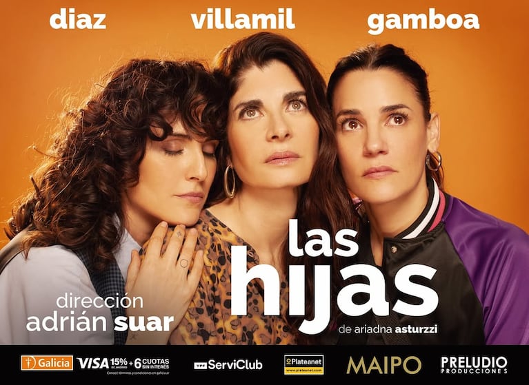 Las hijas, con Julieta Díaz, Soledad Villamil y Pilar Gamboa en el Maipo.