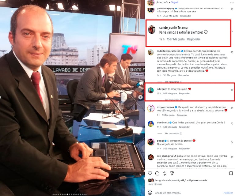 Las hijas de Fernando Confessore