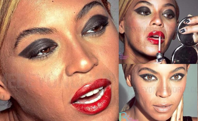 Las imágenes de Beyoncé sin Photoshop. (Fuente: web)