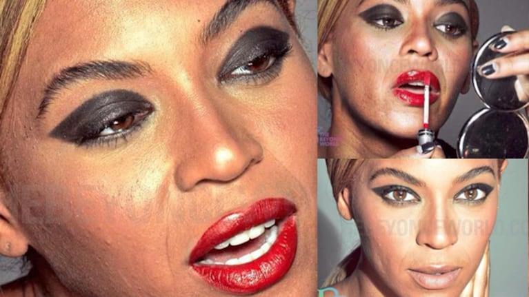 Las imágenes de Beyoncé sin Photoshop. (Fuente: web)