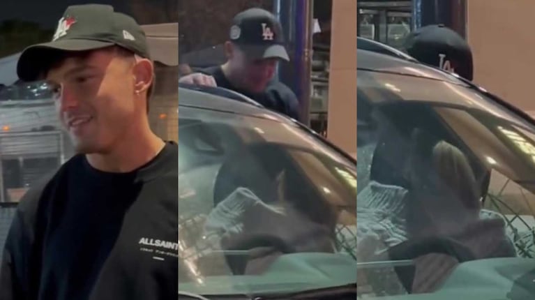 Las imágenes de Ian Lucas con su nueva pareja (Fotos: capturas streaming Ya fue todo)