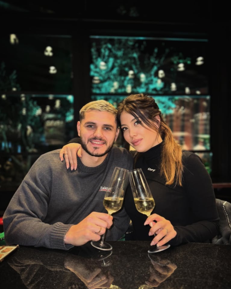 Las imágenes de la espectacular cena de cumpleaños de Wanda Nara y la emocionante dedicatoria de Mauro Icardi 