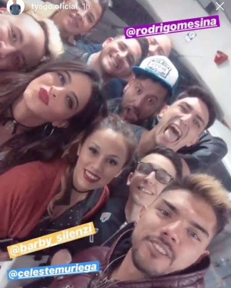 Las imágenes de Rodrigo Noya y Barby Silenzi, juntos en la noche porteña: ¿mucho más que compañeros?