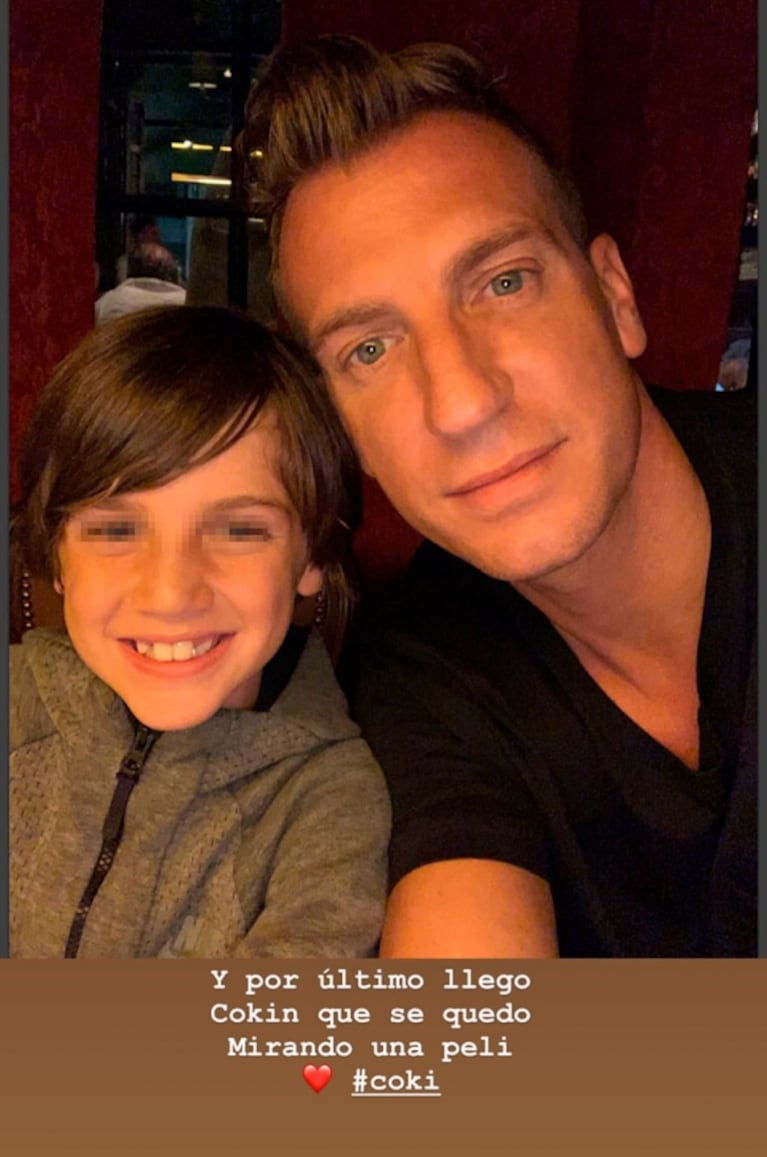 Las imágenes del emotivo reencuentro de Maxi López con sus hijos: "Queremos todos los mimos"