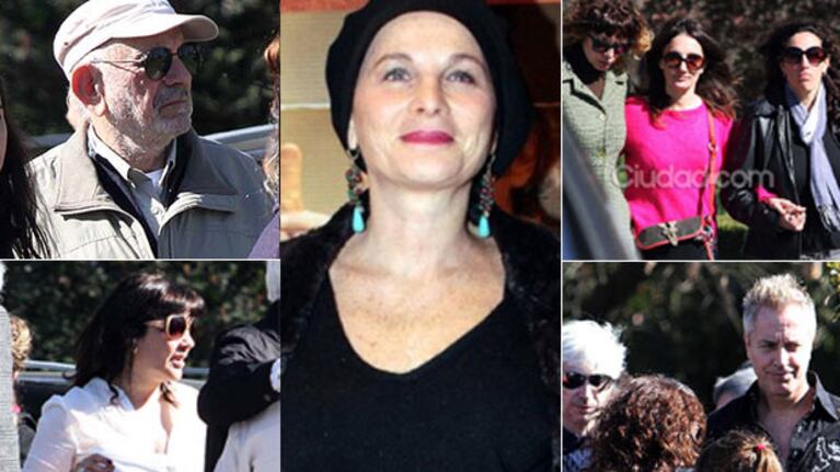 Las imágenes del último adiós a Mariana Briski (Fotos: Jennifer Rubio y archivo Web)