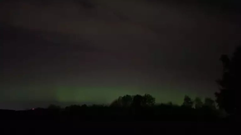 Las increíbles imágenes de una aurora boreal en Escocia
