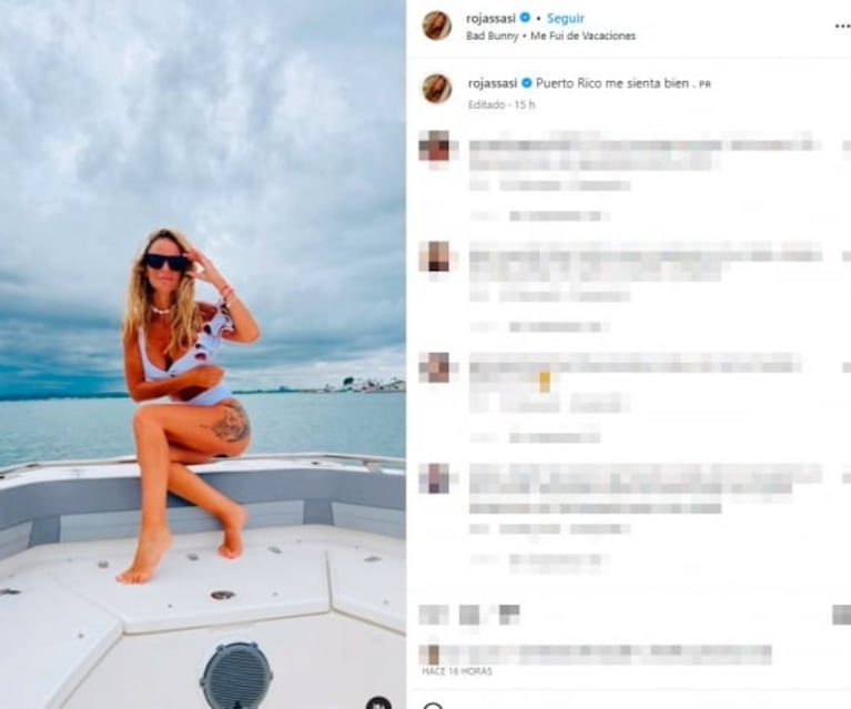 Las increíbles vacaciones de soltera de Sabrina Rojas tras separarse de Tucu López: "Puerto Rico me sienta bien"