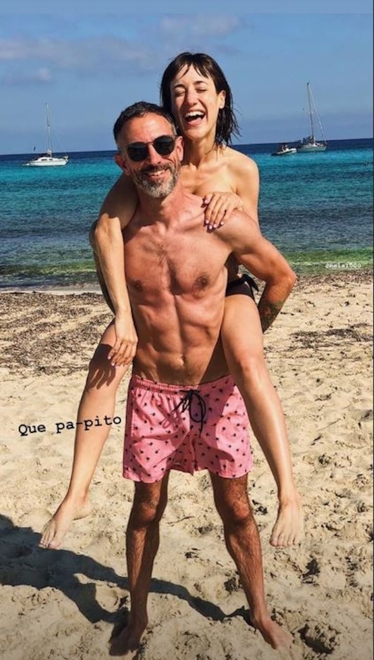 Las jugadas fotos de Camila Salazar y su esposo en una playa nudista: "Amo esta libertad"