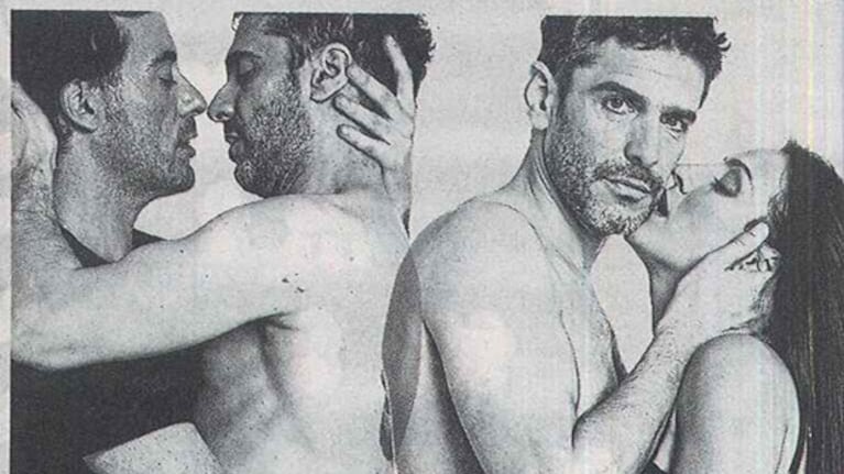 Las “jugadas” fotos hot de Leonardo Sbaraglia para Cock. (Foto: Clarín)