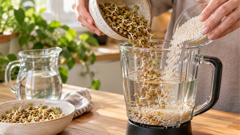 Las lentejas se usan como un "revitalizador" casero para las plantas. Foto: IA