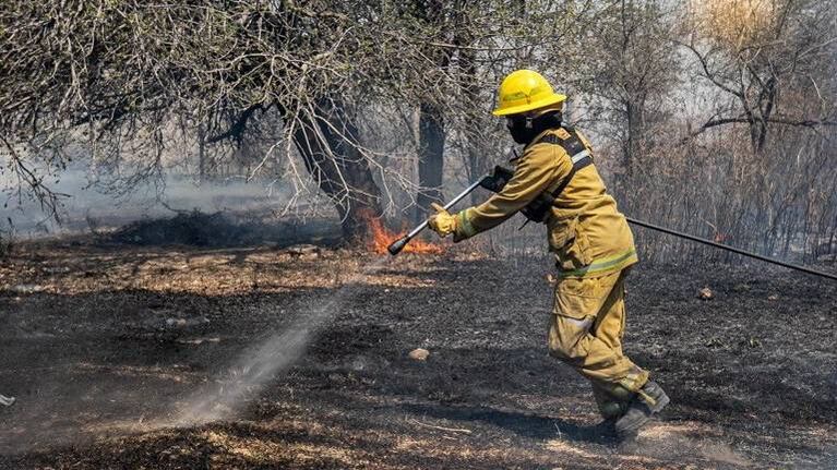 Las lluvias trajeron alivio a los casi 20 focos de incendio que se registran en Misiones