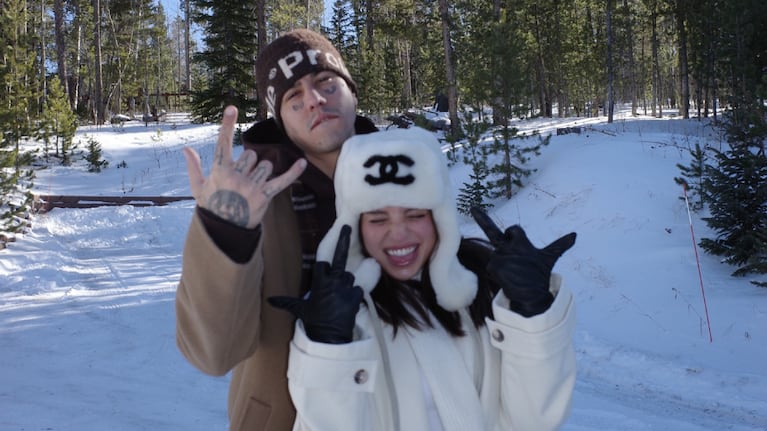 Las lujosas vacaciones de Duki y Emilia en las Montañas Rocosas de Colorado