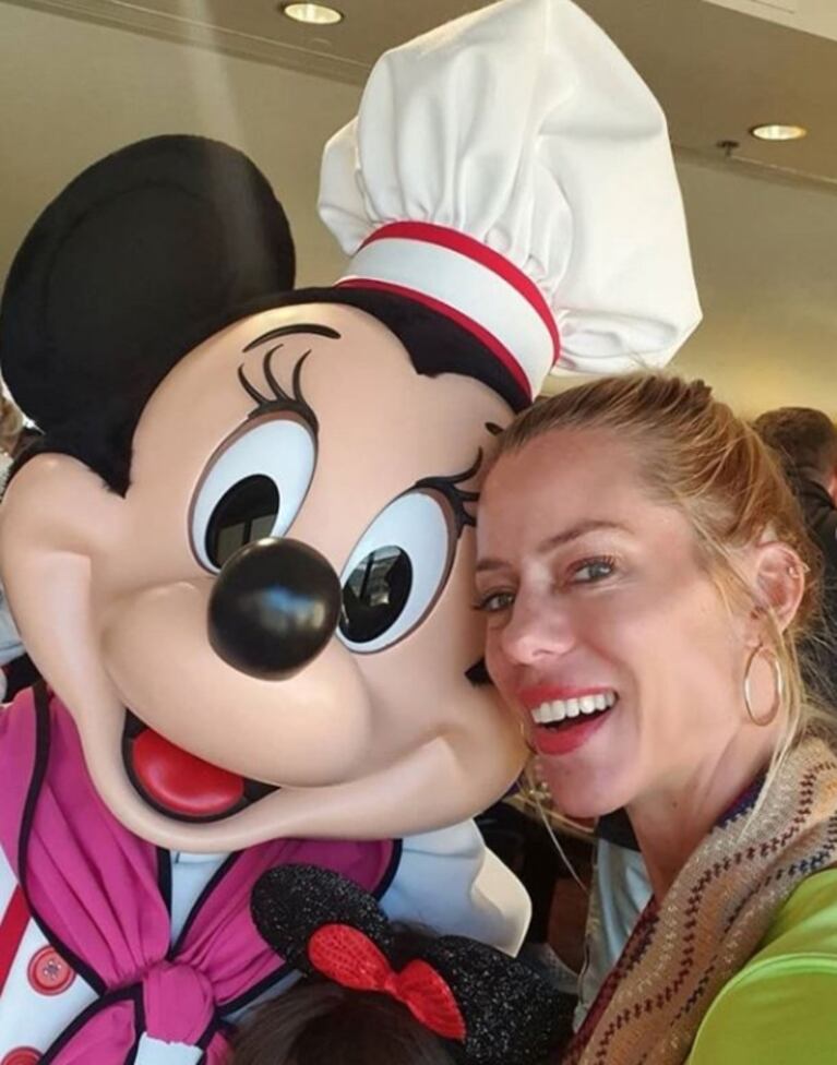 Las mágicas vacaciones de Nicole Neumann y sus hijas en Disney: "¡Llegamos al mundo de las fantasías!"