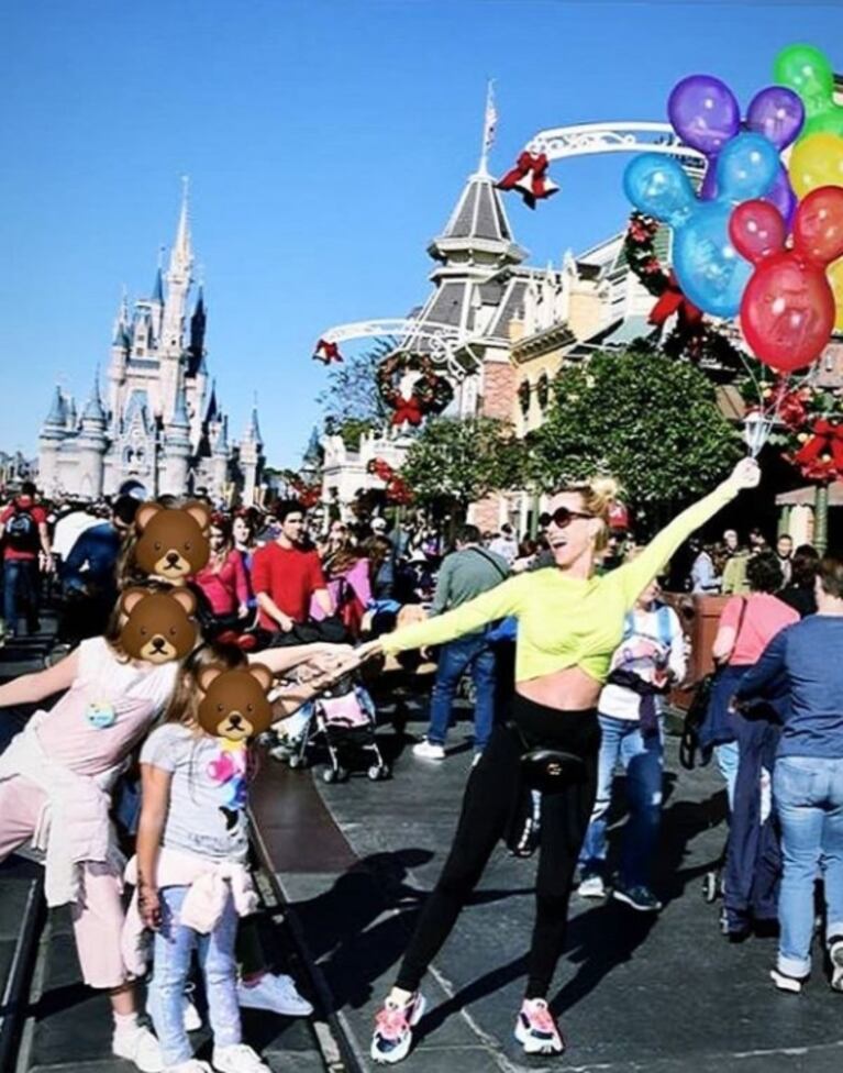 Las mágicas vacaciones de Nicole Neumann y sus hijas en Disney: "¡Llegamos al mundo de las fantasías!"