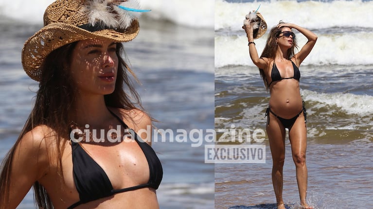 Las mejores fotos de Agustina Casanova embarazada de cinco meses en Punta del Este
