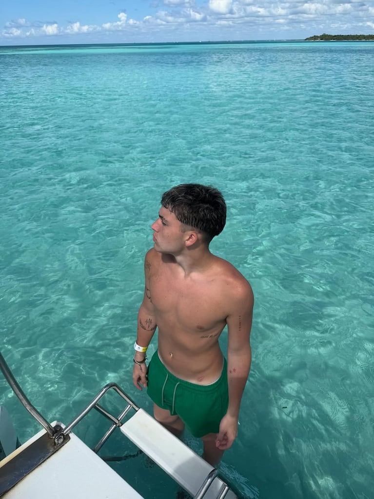 Las mejores fotos de las vacaciones de Juan Otero en el Caribe | Créditos: Instagram @juanoterook