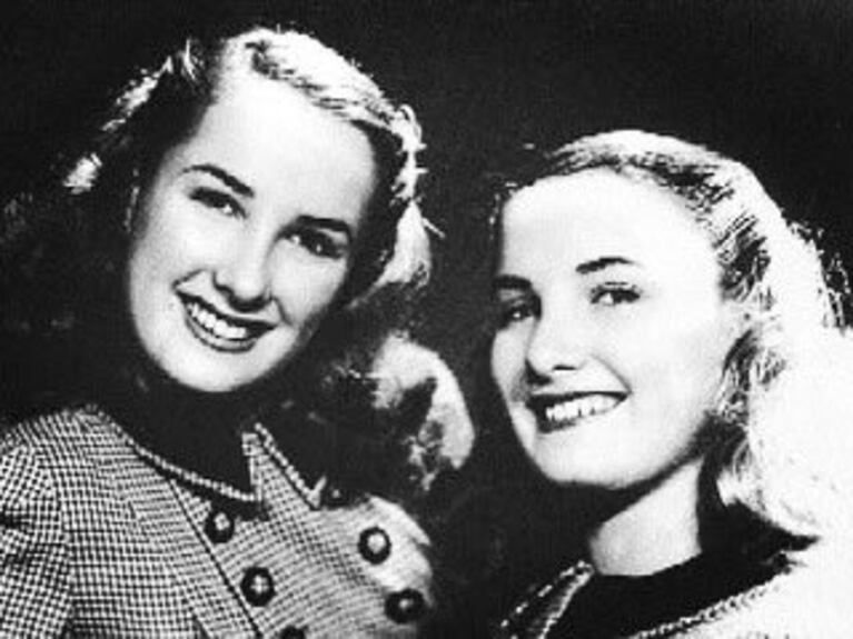 Las mejores fotos de Mirtha y Goldie Legrand, las gemelas de oro de la historia del cine argentino