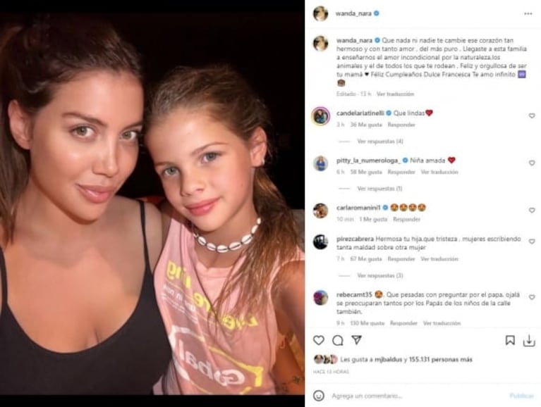 Las mejores fotos del cumpleaños de la hija de Wanda Nara, Francesca Icardi: detalles de la súper fiesta 