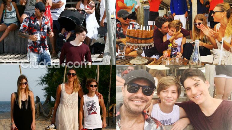 Las mejores postales del cumple de Stefano Ribero (Fotos: MSnews e Instagram). 