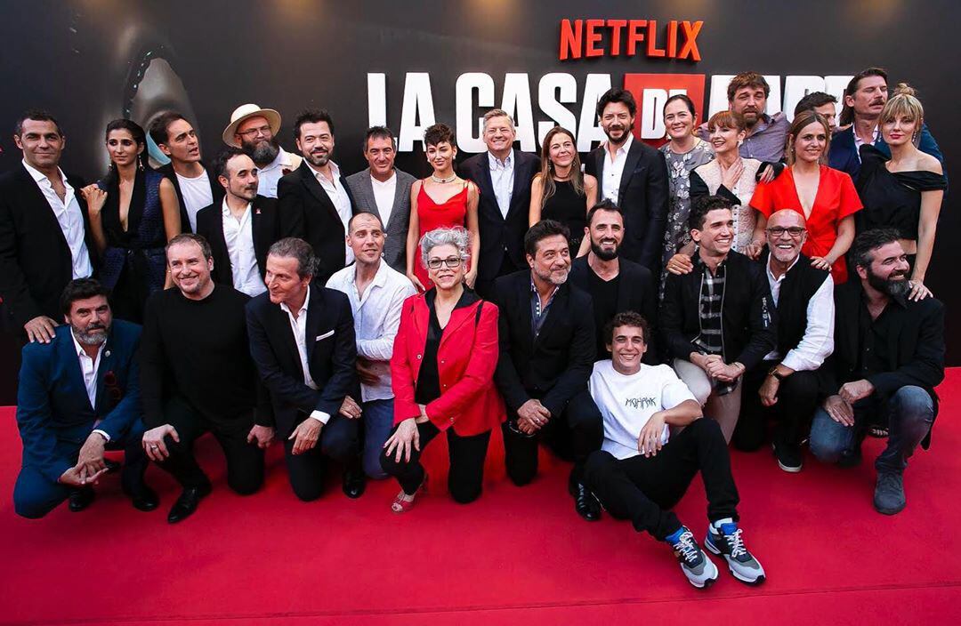 Las mejores postales del gran estreno de La Casa de Papel 3 (Foto: @lacasadepapel).