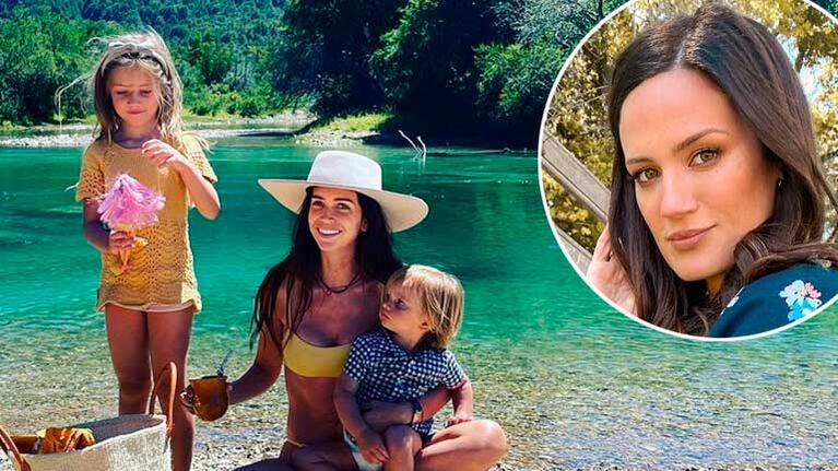 Las modelos intercambiaron mensajes sobre las increíbles vacaciones en familia de Zaira