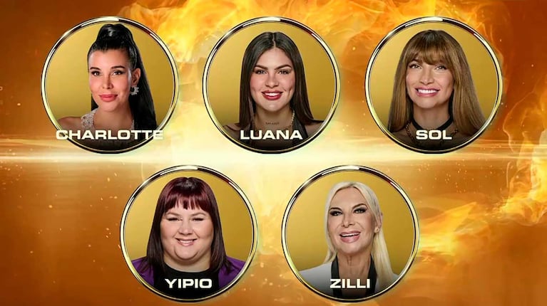 Las nominadas del 08-09-2026 de Gran Hermano (Foto: captura Telefe)