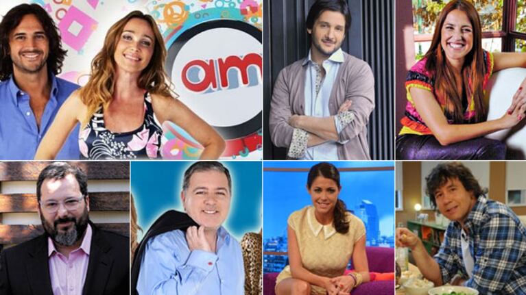Las nuevas mañanas de las TV. (Fotos: archivo Web)