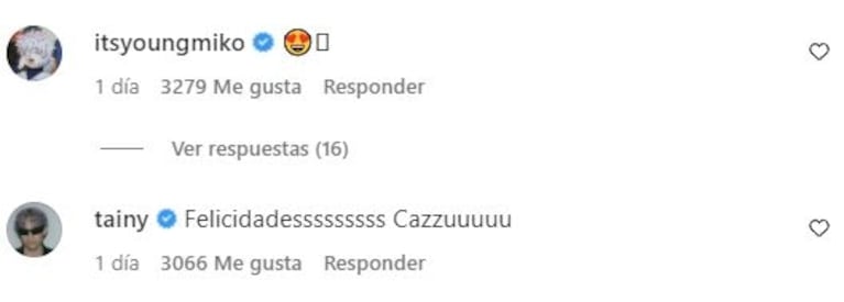 Las palabras de La Joaqui a Cazzu tras el sorpresivo anuncio de su embarazo: "Te amo hasta la luna ida y vuelta en tortuga"