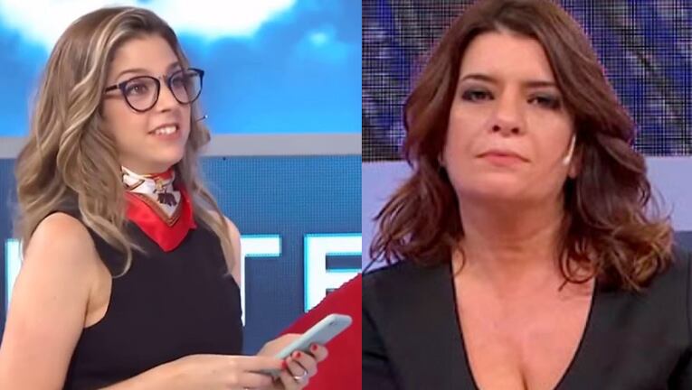 Las panelistas se sacaron chispas en Twitter por una primicia.