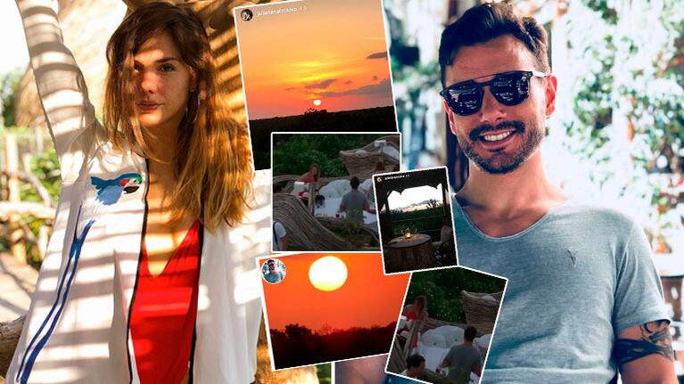 Las paradisíacas vacaciones de Julieta Nair Calvo con su novio, Otto Villella, en México: